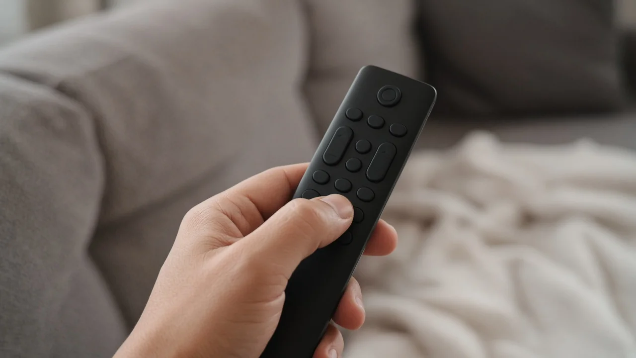 Stick in der Hand